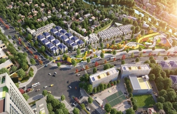 Siêu cầu vượt An Khánh, Metro số 5 tăng tốc…cuộc đua BĐS dọc Đại lộ Thăng Long ngày càng “gay cấn”