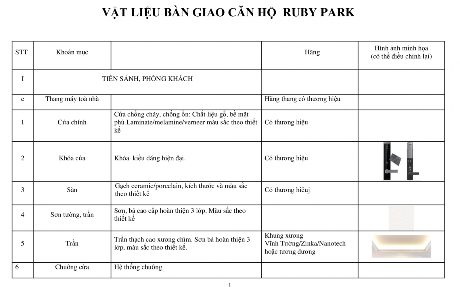 nội thất chung cư Ruby Park Long Biên