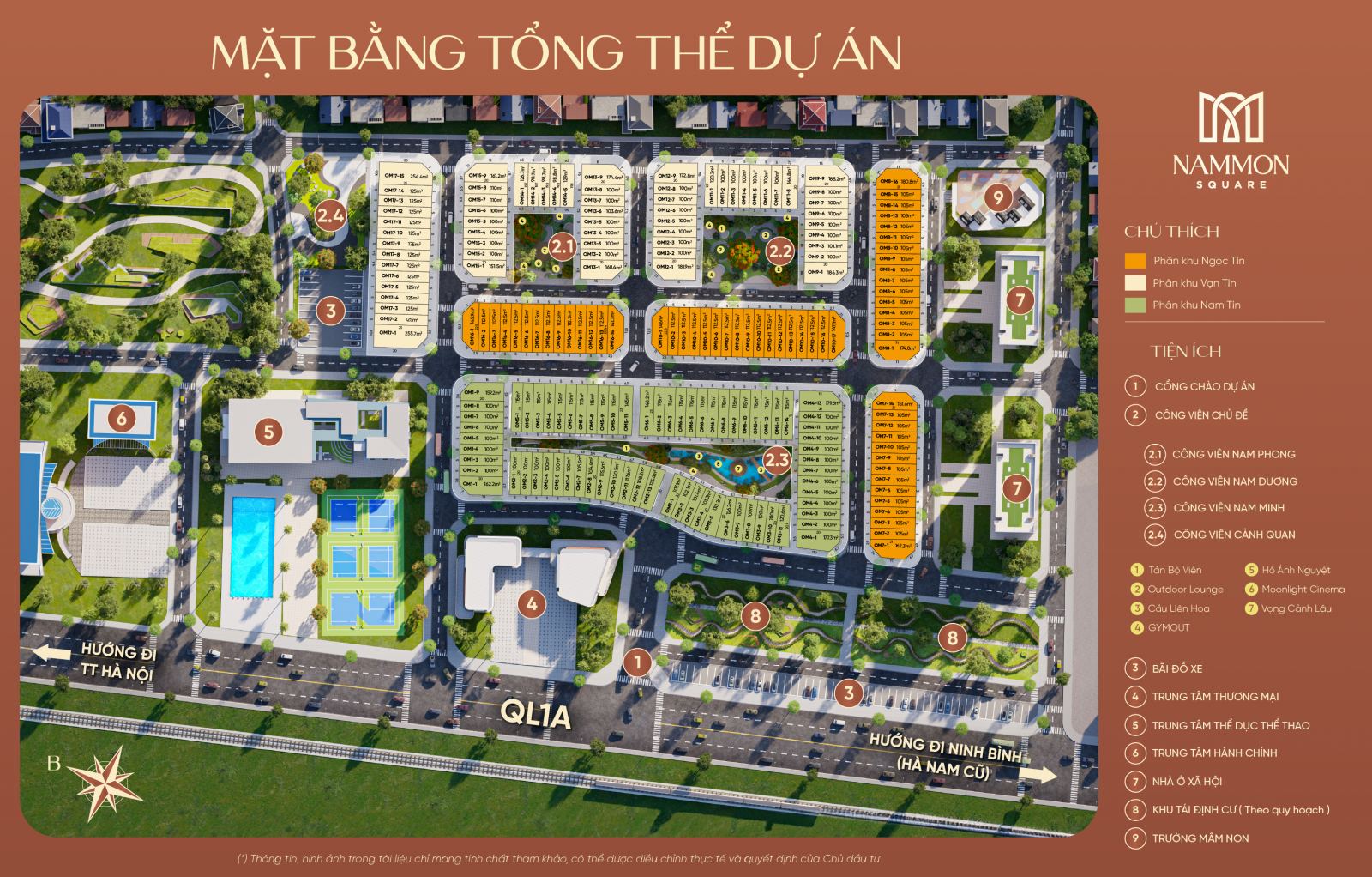 MẶT BẰNG NAMMON SQUARE THƯỜNG TÍN