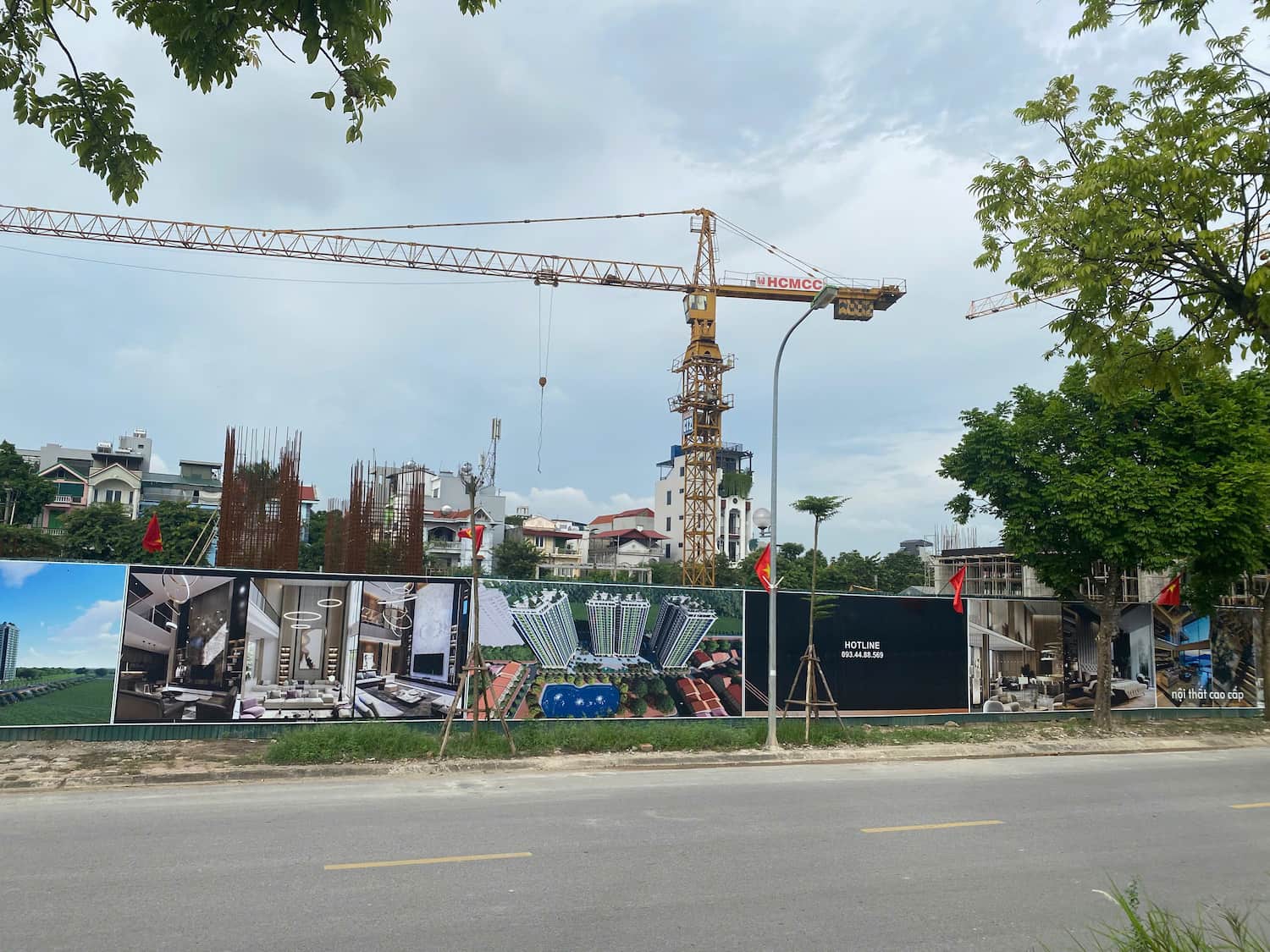 tiến độ thi công chung cư ruby park long biên