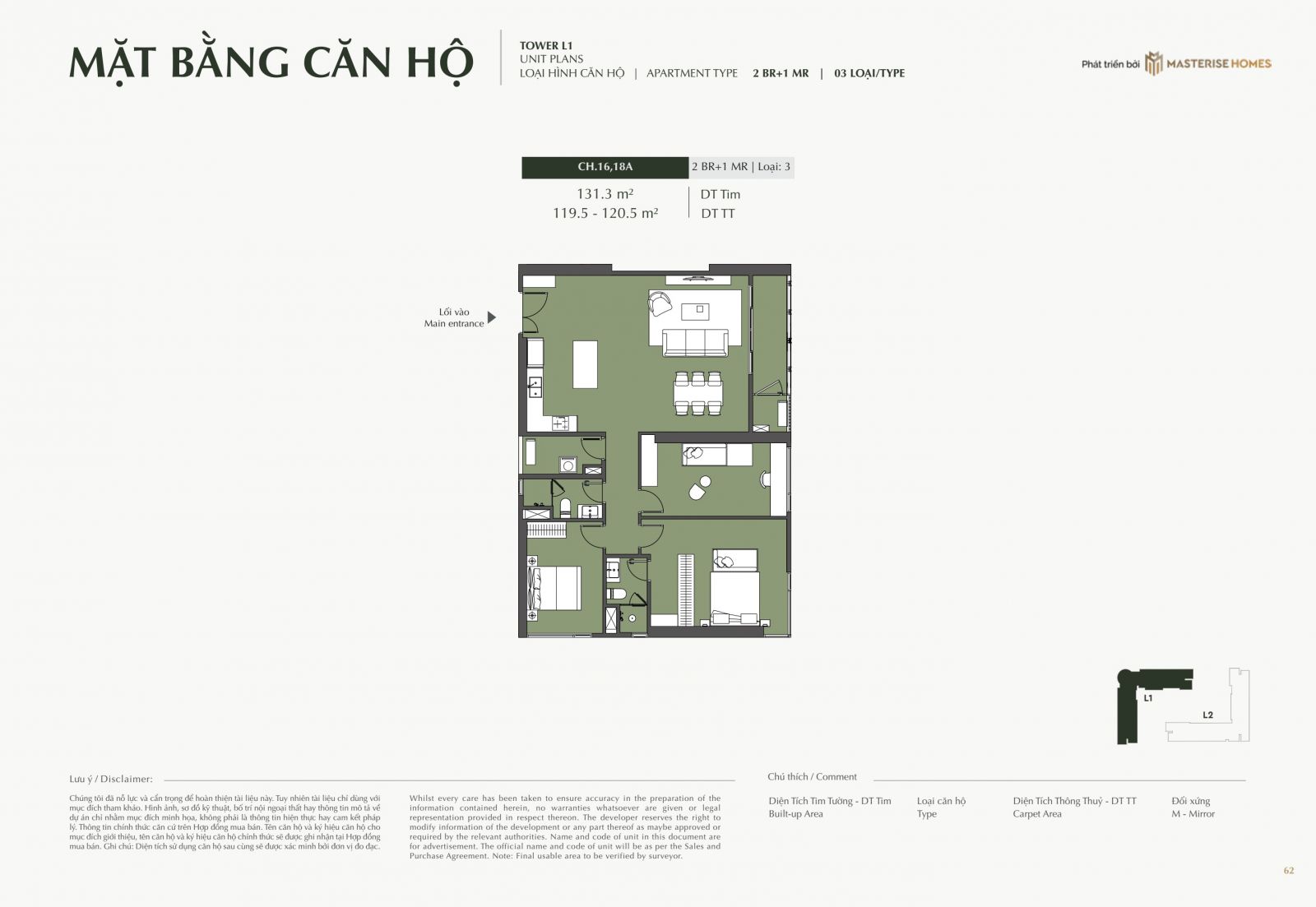 THIẾT KẾ CĂN HỘ TÒA L1 - HANOI SEASONS GARDEN