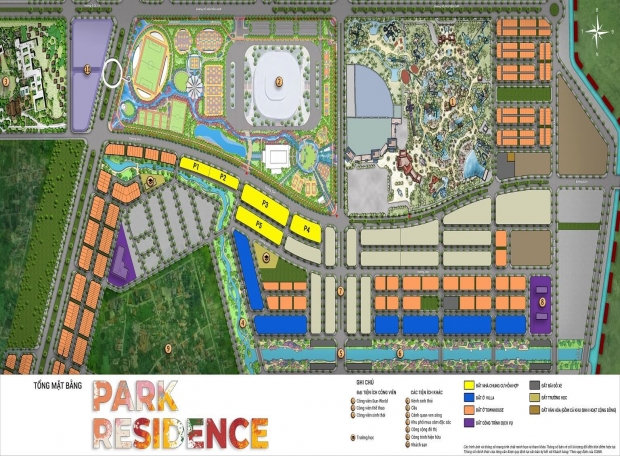 Mặt bằng chung cư Park Residence Hà Nam